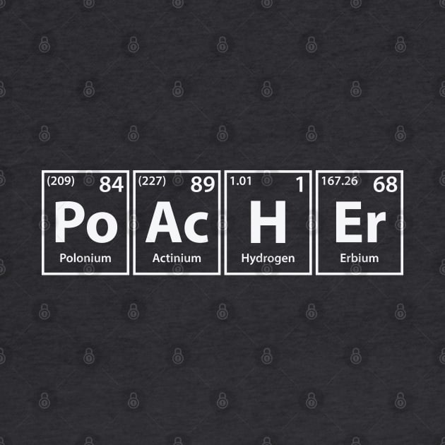 Poacher (Po-Ac-H-Er) Periodic Elements Spelling by cerebrands